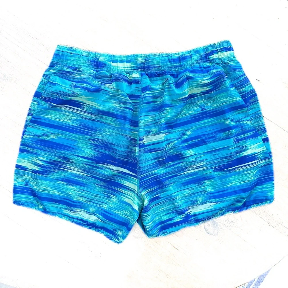 LIVI by Lane Bryant. Activewear shorts, lined, pockets, super stretch, colorful